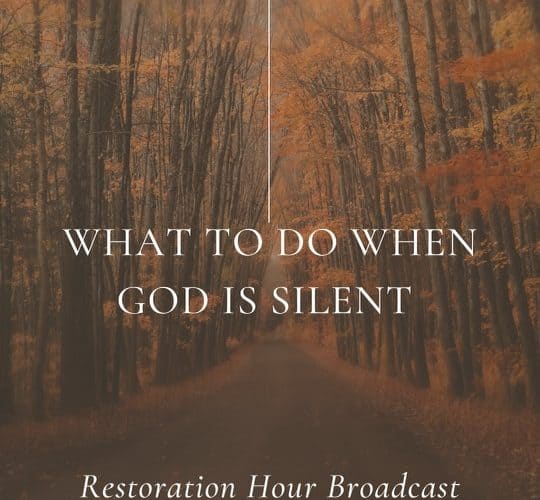 What to do when YHWH is silent?